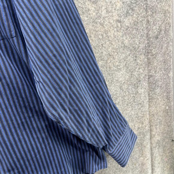 Bugatchi Shirt Men Large Adult Blue Casual Button Down Outdoors Dress Pockets - Picture 6 of 12